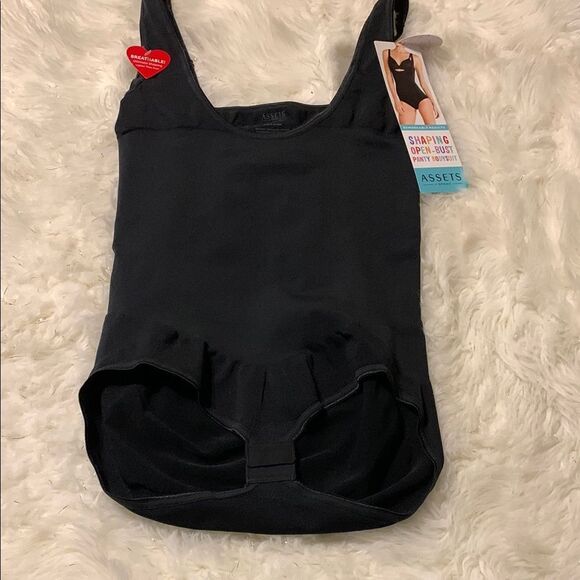 SPANX Black Shaping Open-Bust Panty Bodysuit - Picture 3 of 10